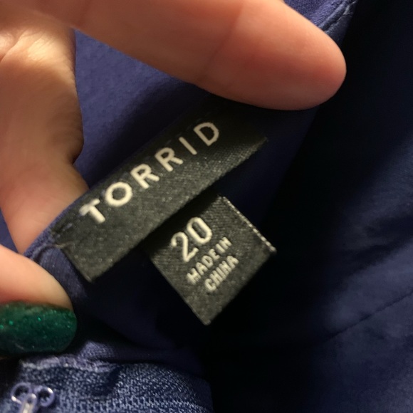 Purple Torrid swing dres Size 20 - Picture 3 of 3